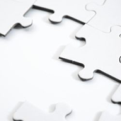 Close up of the pieces of a puzzle